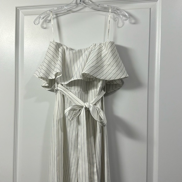 Pin Striped Jumpsuit - Picture 3 of 6